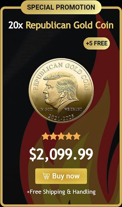 20x republican gold coin