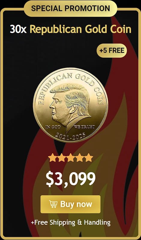 30x republican gold coin price